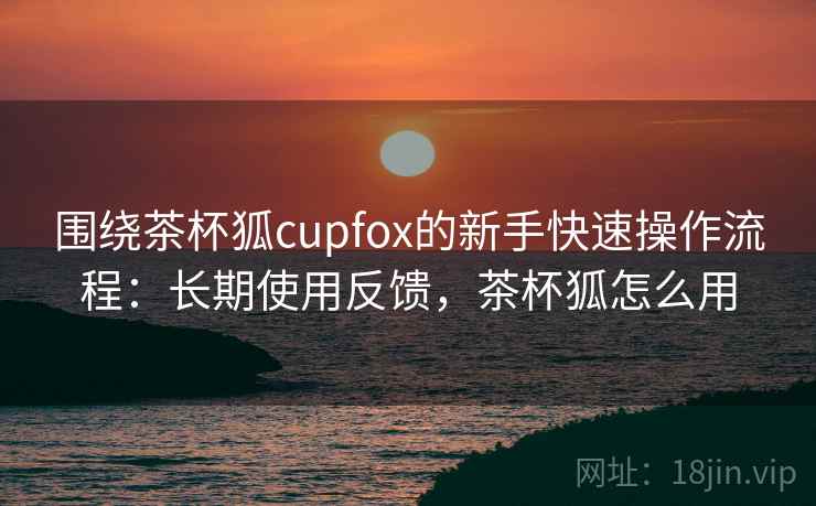 围绕茶杯狐cupfox的新手快速操作流程：长期使用反馈，茶杯狐怎么用